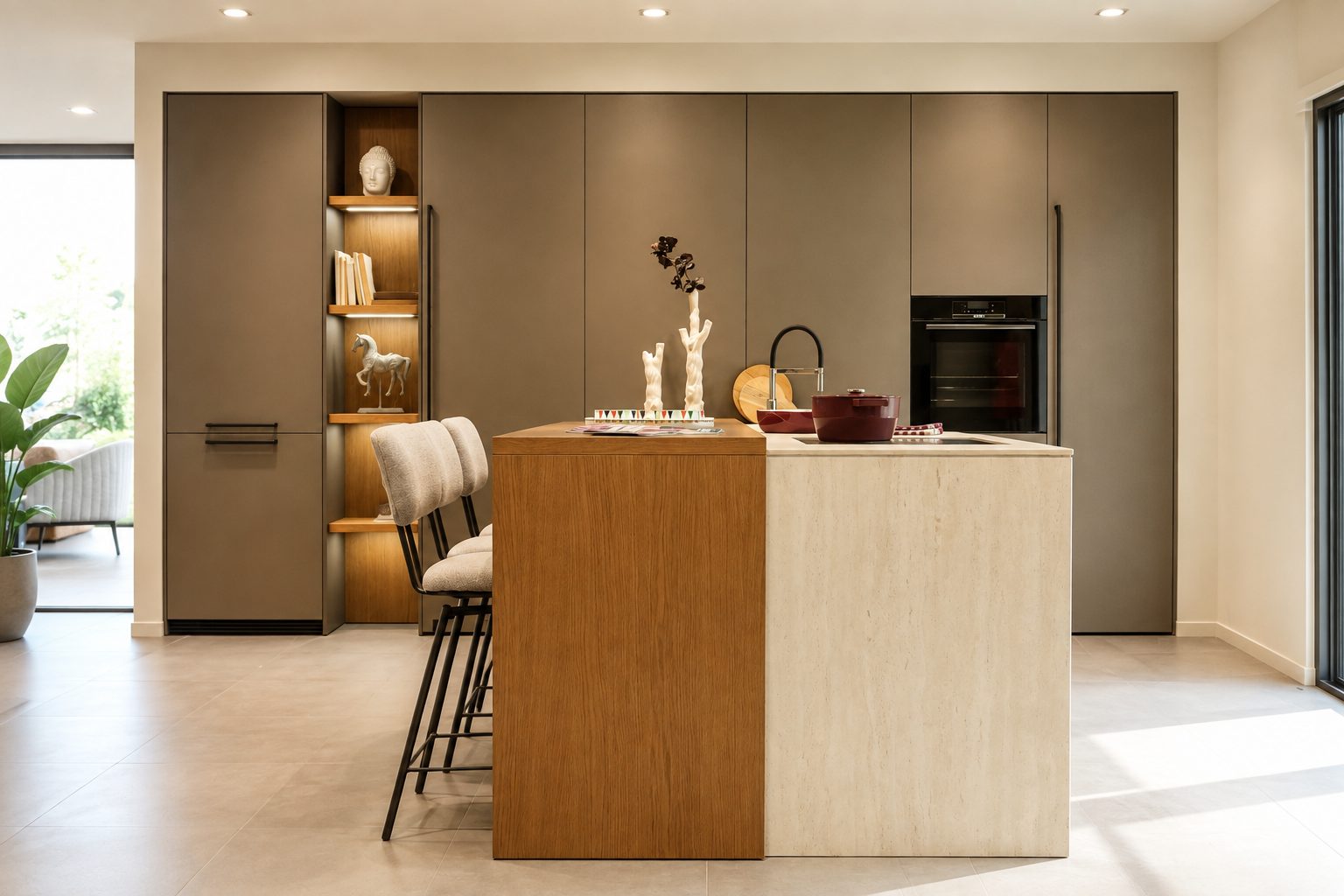 cuisine-sur-mesure-ilot-bois-travertin-design-italien-strasbourg